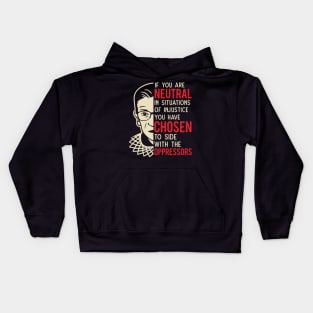 Ruth Bader Ginsburg Kids Hoodie